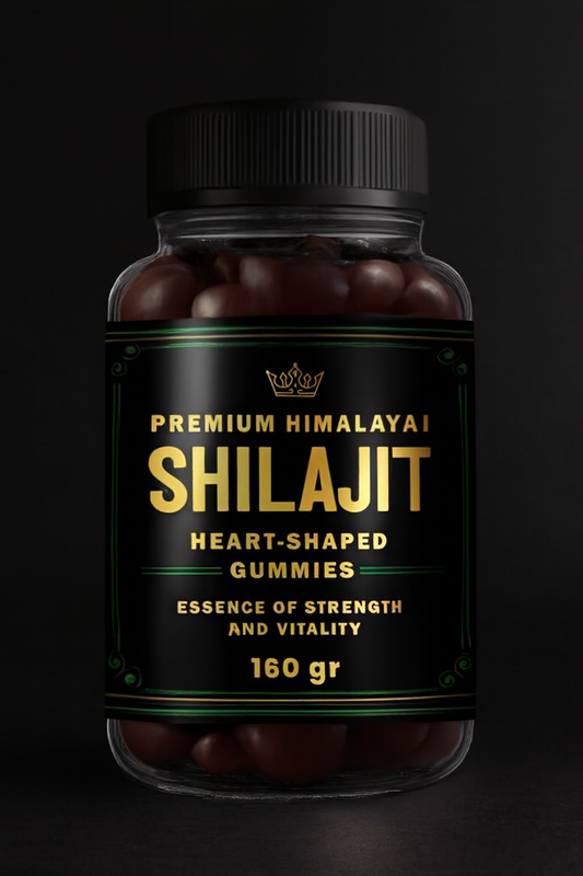 "Premium Himalayan Shilajit: La Esencia de Fuerza y Vitalidad en Cada Gummy"