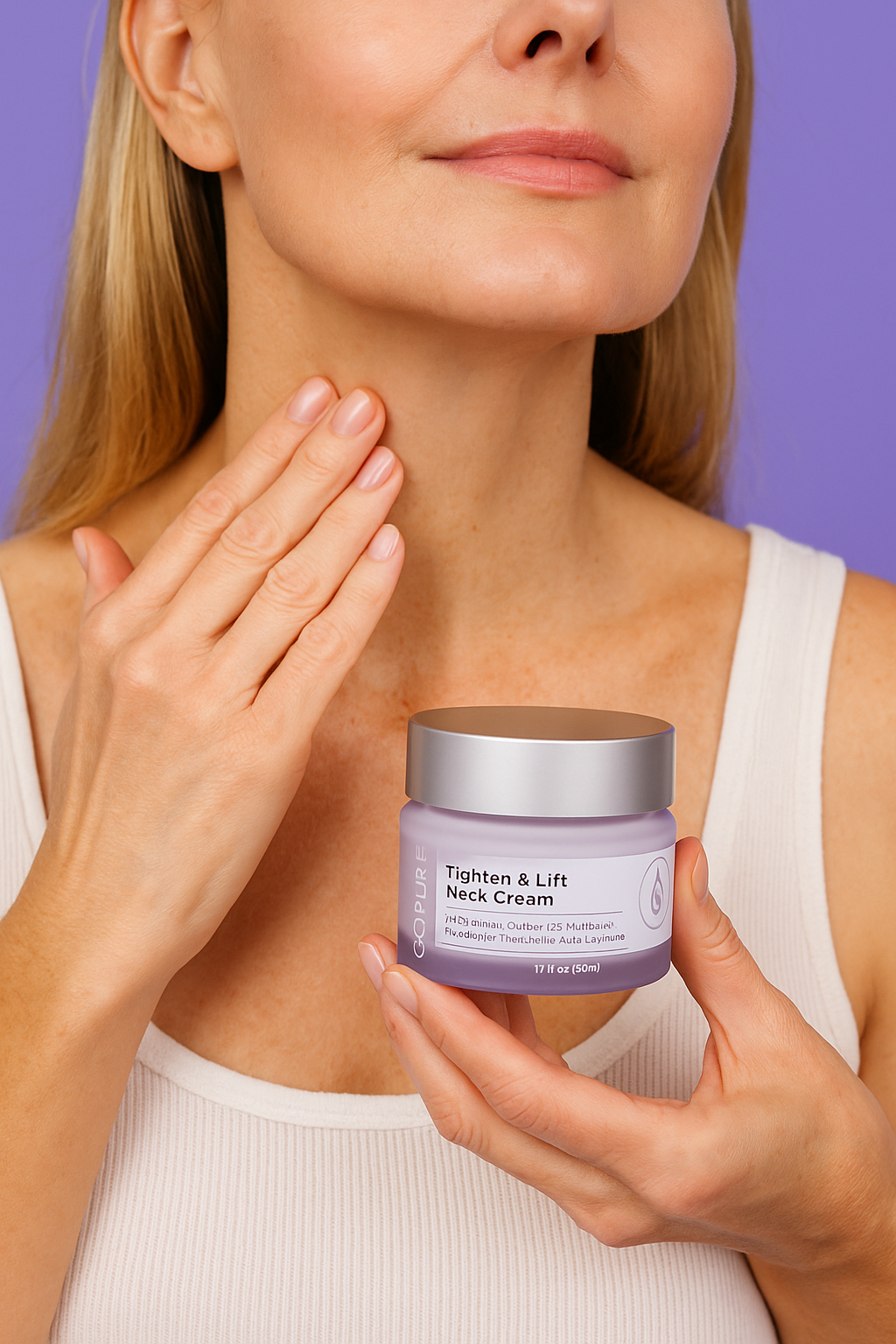 Crema Reafirmante GoPure - Cuello y Escote Firme